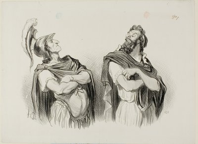 Achille et Agamemnon. Achille : "- Et qu