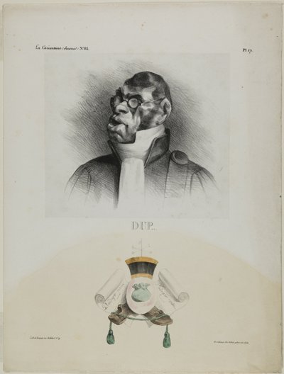 Dup…, plate 171 from Célébrités de la Caricature - Honoré Victorin Daumier