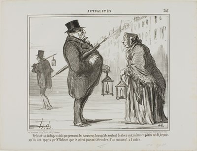 Depuis que M. Babinet a annoncé que le soleil pouvait disparaître d