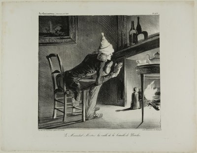 Général Mortier, la veille de la bataille de Waterloo, planche 456 - Honoré Victorin Daumier