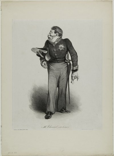 Mr. Choiseul, (called le Duc), plate 502 - Honoré Victorin Daumier