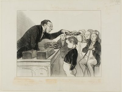M. Jean-Joseph-Chaboulard... premier prix de santé, planche 28 de Professeurs et Moutards - Honoré Victorin Daumier
