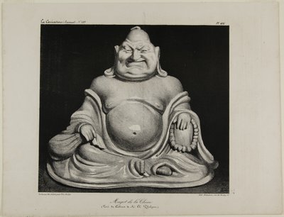 Figure en porcelaine de Chine (provenant de la collection privée de M. Charles Philipon), assiette 416 - Honoré Victorin Daumier