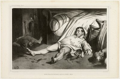 Rue Transnonain, le 15 avril 1834, 2 octobre 1834, planche 24 de L