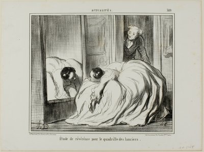 Étude de révérence pour le quadrille des lanciers, planche 380 d