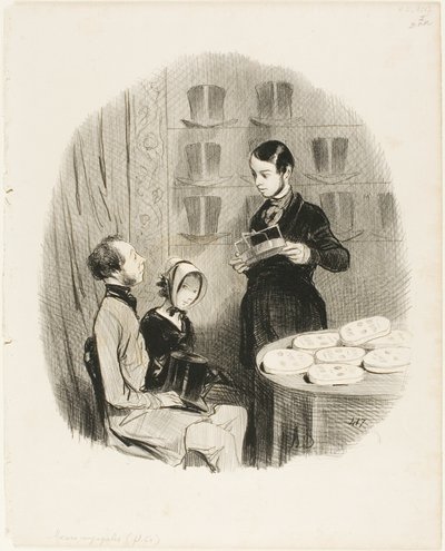Le Jayotype. "- M. Jay : Le monsieur est marié  - Le monsieur : Certainement, mais comment diable l