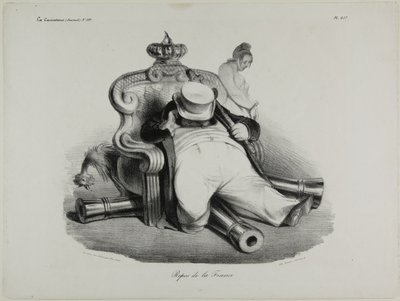 Le repos de la France, planche 417 - Honoré Victorin Daumier