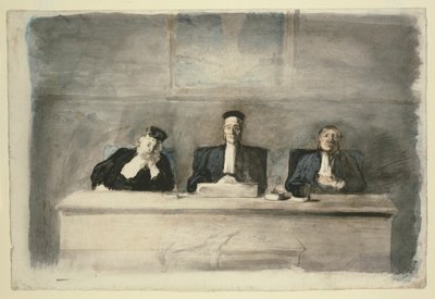 Les trois juges - Honoré Victorin Daumier
