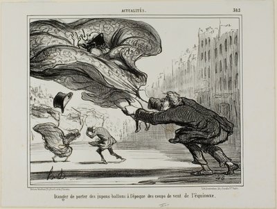 Le danger de porter des jupes à cerceaux lors d