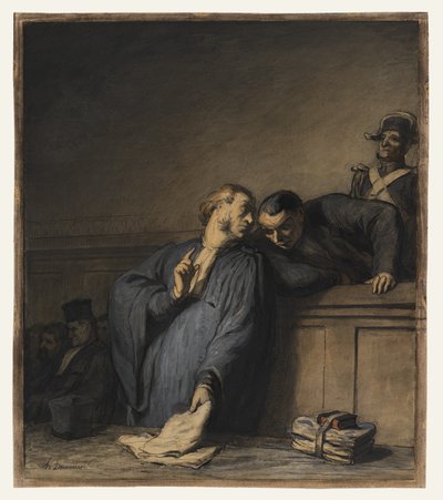 Une affaire criminelle - Honoré Daumier