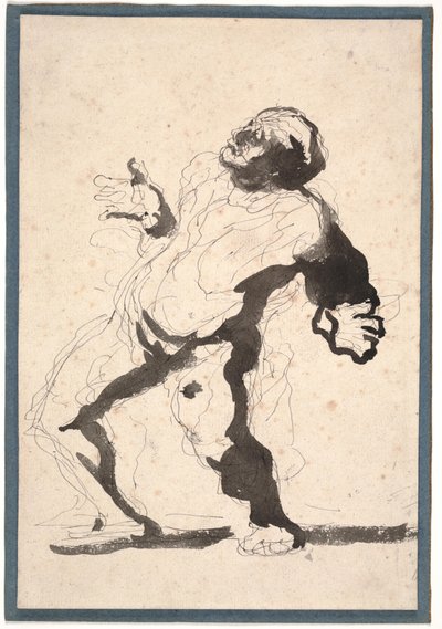 Un acteur - Honoré Daumier