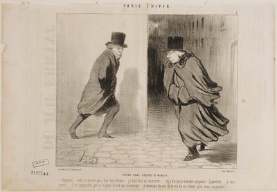 Entre 11 heures et minuit - Honoré Daumier