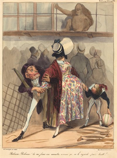 Bobonne... ne le regarde pas tant ! - Honoré Daumier