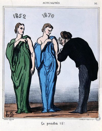 Caricature sur le plébiscite du 8 mai 1870, de 