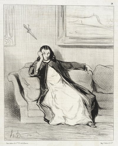 Enfer et damnation!... Sifflée... Sifflée!!... Siiiiflée! - Honoré Daumier