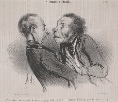 Faiblesses humaines, no. 1 - Honoré Daumier