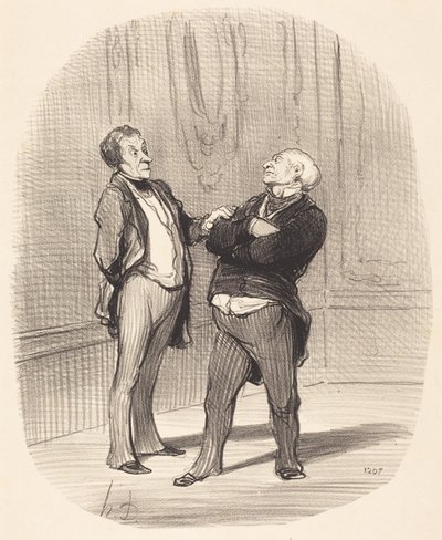 Il y a la guerre... les loyers vont... diminuer... - Honoré Daumier