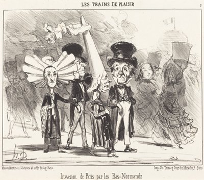 Invasion de Paris par les Bas-Normands - Honoré Daumier