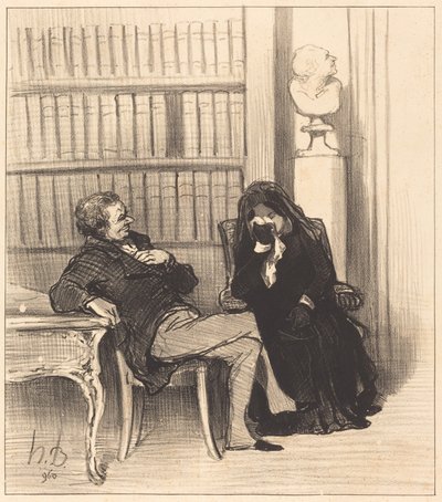 La veuve - Honoré Daumier
