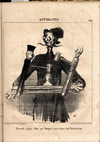 Le Charivari, Satirique en N & B - Honoré Daumier