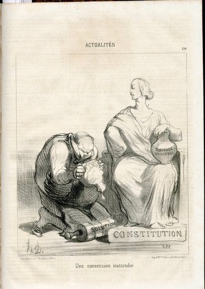 Le Charivari, Satirique en N & B - Honoré Daumier