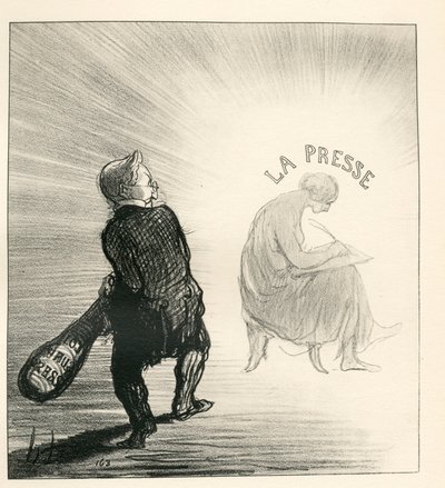Le Charivari, satirique en N & B - Honoré Daumier