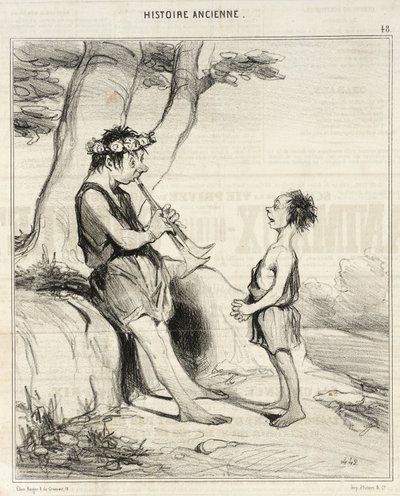 Les Bergers de Virgile - Honoré Daumier