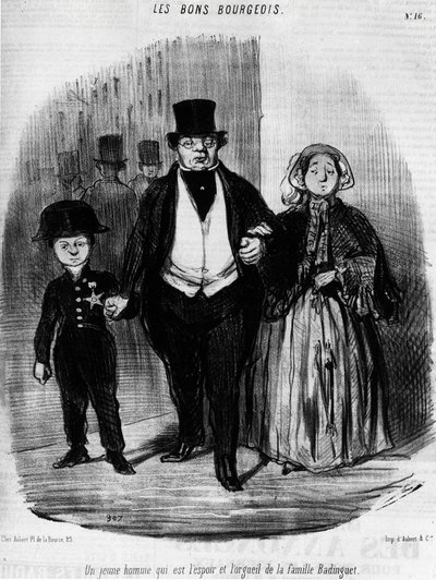 Les Bons Bourgeois - par Daumier, dans "Charivari" du 16/09/1846 - Honoré Daumier