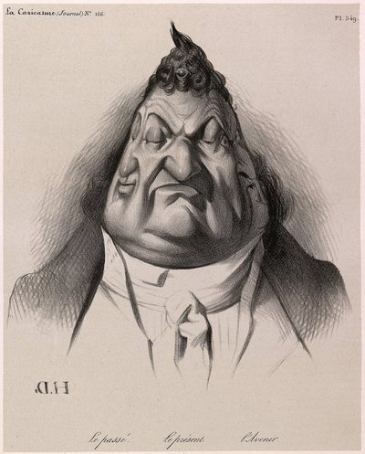Louis-Philippe vu par Daumier - Le passé - Le présent - L
