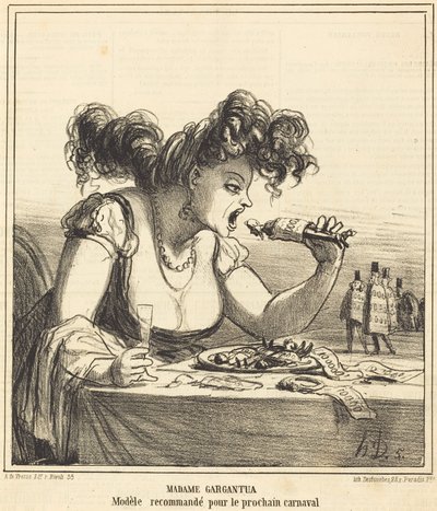 Madame Gargantua - Honoré Daumier
