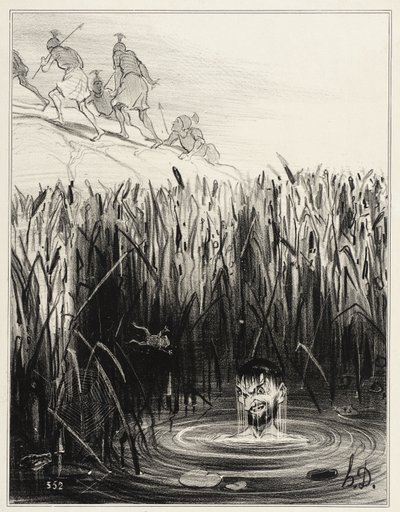Marius à Minturnes - Honoré Daumier