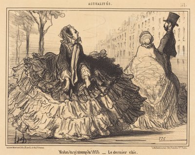 Modes du printemps de 1855 - Honoré Daumier