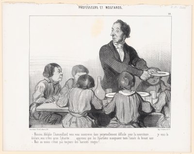 Monsieur Adolphe Chamouillard, vous vous montrerez donc perpétuellement difficile pour la nourriture ... je vous le déclare, vous n