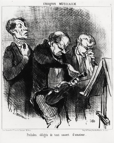 Esquisses musicales: préludes obligatoires de tout concert amateur. Trois musiciens s