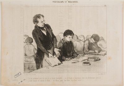 Maintenant je comprends pourquoi ce type est resté si silencieux tout le temps... - Honoré Daumier