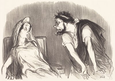 Œdipe - Honoré Daumier