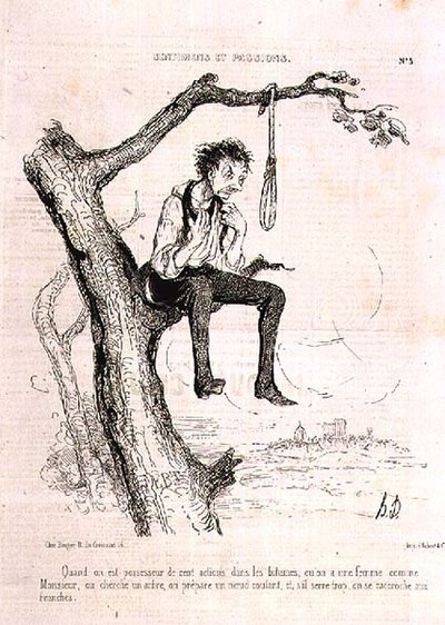 Sentiments et Passions : "Quand vous avez fait trop de mauvaises actions et que votre femme est comme un homme, vous trouvez un arbre, faites un nœud coulant, et, s