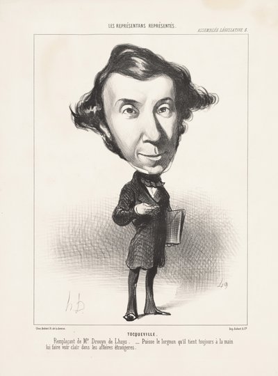 Tocqueville, 1849 - Honoré Daumier