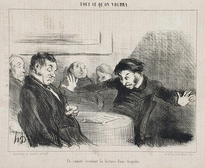 Un Comité écoutant la lecture d
