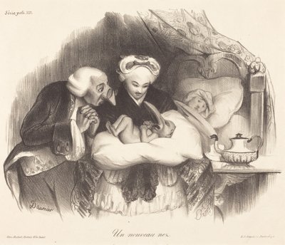 Un nouveau nez - Honoré Daumier
