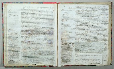 Pages 26 et 27 du manuscrit de 