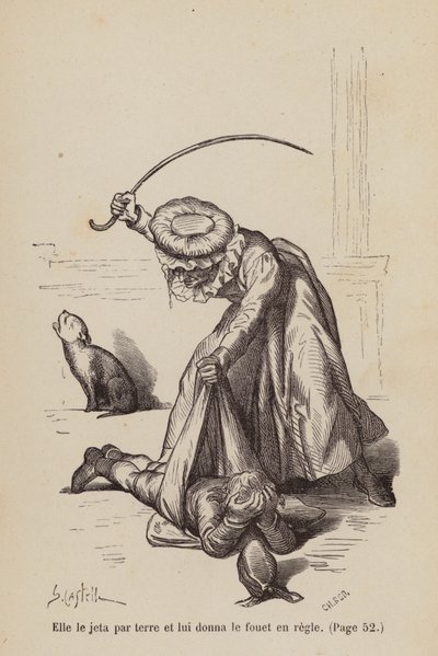 Illustration pour Un Bon Petit Diable (gravure) - Horace (after) Castelli