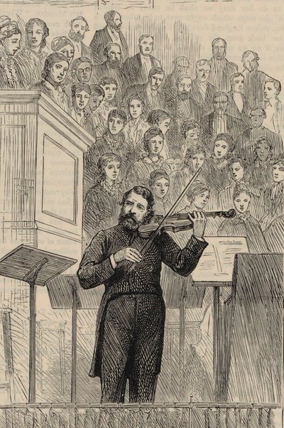 Portrait du violoniste et compositeur Joseph Joachim - Horace Harral