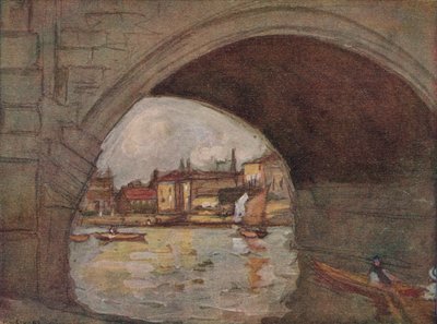 La rivière, Richmond, vers 1910 - Horace Mann Livens