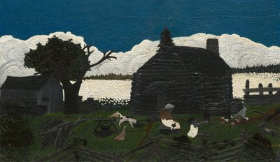 Cabane dans le coton, vers 1931-1937 - Horace Pippin