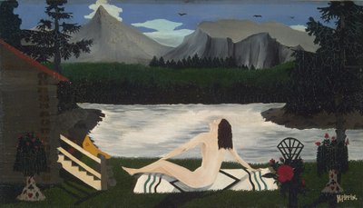 Dame du lac, c.1936-39 - Horace Pippin