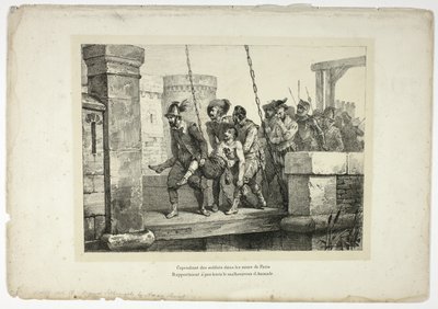 Cependant des soldats dans les murs de Paris... - Horace Vernet