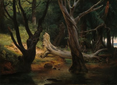 Départ pour la chasse dans les marais Pontins - Emile Jean Horace Vernet
