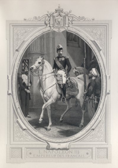 Portrait équestre de Napoléon 3 - Horace Vernet