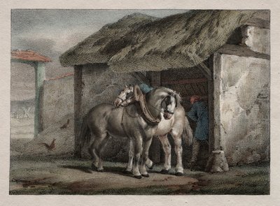 Cheval de ferme - Emile Jean Horace Vernet